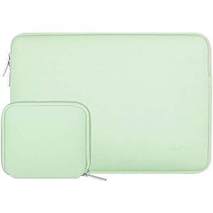 MOSISO Laptop Case 16 inch, 15-15.6 inch Laptop Sleeve Bag Compatible with MacBook Pro 16 inch, HP, Acer, Dell, Lenovo, ASUS Notebook, Neoprene Computer Sleeve Bag with Small Case, Honeydew Green