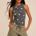 24/7 Flawless Floral V Neck Tank Top | maurices - XL