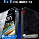 DIMONCOAT 4-PACK TOP 9H+ Glass for iPhone 15 Privacy Screen Protector [Auto Alignment Kit] [10X Military Protection] UNBREAK Tempered Glass Film for iPhone 15 6.1 inch [Case Friendly]