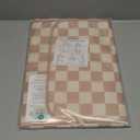 Tiny Twinkle Portable Diaper Changing Pad | Waterproof, Wipeable & Compact Baby Changing Pad for Travel | Smart Wipes Pocket & Organized Storage| Newborn Shower Gift (Beige Checkers)