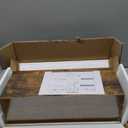 QEEIG Floating Shelves for Wall Bathroom Shelf Bedroom Kitchen Living Room Hanging Book Shelves Small Farmhouse Decor 16 inch Set of 3, Rustic Brown (015-BN3)