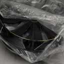 Hubcaps Wheel Cover Replacement R16 Size Hub Cap Universal-Fit Steel Wheel Rim Caps ABS Tire Covers for Most Cars Trucks Sedans SUV -Set of 4（16-inch，Black）