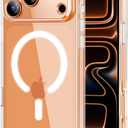 for iPhone 17 Pro Case Compatible with Magsafe, Wireless Charging, Anti-Yellowing, Materials Military Shockproof Drop Protection, Transparent Cover for iPhone 17 Pro-Clear