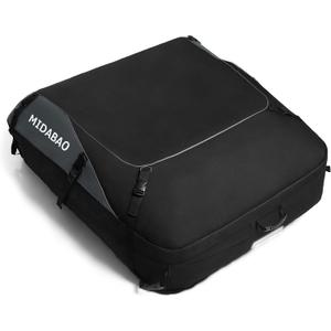 Roof Top Carrying Bags, 25 Cubic Feet Waterproof Rooftop Cargo Carrier + 6 Door Hooks Suitable for All Vehicle with/Without Rack