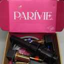 Matte Black 8 Inch Widespread Bathroom Faucets, Square Waterfall Bathroom Sink Faucet with Pop-Up Drain & Supply Lines, Budget-Friendly Vanity Upgrade for Bath Remodel