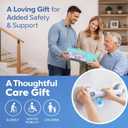 Grab Bars for Bathtubs and Showers,2 Pack 16.5" Bathroom Safety Handles with Strong Suction Cups, Non-Slip Grip Balance Support for Shower & Bathtub, for Seniors & Limited Mobility