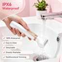 ANLAN 2026 Electric Razors for Women Bikini Trimmer4in1 Exclusive Painless Blade Cordless LED Facial Shaver, Rechargeable Body Hair Removal, 100% Waterproof & Easy Clean, Ideal Beauty Gift for Her
