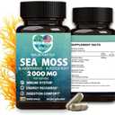 Earth Heal Vitamins Sea Moss Capsules - Irish Sea Moss Fusion Blend with Burdock Root, Bladderwrack & Muira Puama - Immune Support, Digestion, and Sustained Energy - 120 Irish Seamoss Pills,Set of 3.BBD 05/03/2026.