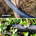 Relxitl Garden Hose 100feet, Water Hose with 10 Function Hose Nozzle, NON-Expandable Hose, Tough & Flexible, Lightweight, Crush Resistant Fittings, Kink & Tangle Free, Rust Proof for Watering