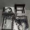 Dusk to Dawn Outdoor Lighting Oil Rubbed Bronze 2-Pack, 15 Inch Aluminum Anti-Rust Front Porch Lights with IP65 Clear Tempered Glass Exterior Light Fixtures for House Brown Carriage Lights