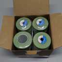 Simthread All Purpose Sewing Thread from 100% Spun Polyester for Serger, Overlock, Merrow, Quilting Sewing 4 Big Cones of 5000M (5500 Yards) Each - 40S/2 Kiwi