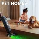 Green Vacuum Light Show All Dust Compatible with Dyson Shark Bissell, Vacuum Cleaner Light Attachment Display All Dust & Detect Cat Dog Hair, Upgrade Universal Accessories (USB-C Rechargeable)