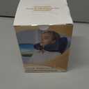 Travel Pillow Inflatable Neck Pillow Airplane Pillow with Velvet Cover Inflatable Pillow for Car/Train/Plane (Blue, M)