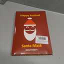 SOUTHSKY Latex Old Man Mask Funny Full Face with White Beard and Christmas Hat For Festival Xmas Halloween Carnival Birthday Prop Santa Claus Father Costumes Decorations