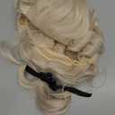 Men's 18th Century Colonial Judge Wig, George Washington Wig Lawyer Aristocrat Curly Costume Wig for Halloween Historical Theme Party (Beige)