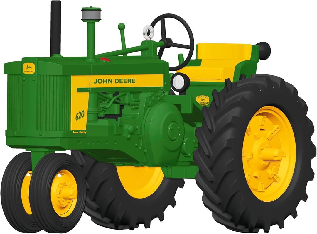 Hallmark Keepsake Christmas Ornament, John Deere 620 Tractor, Metal, Gifts for Him