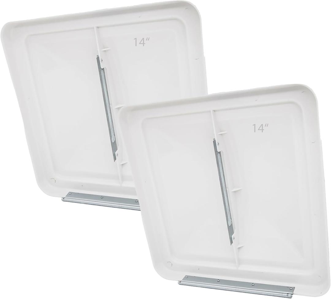 14" Rv Vent Covers for Roof,Rv Vent Cover,Size:14" x 14",For Camper, Trailer, Rv vent cover replacement (2)