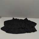 Little Girls Skirts with Shorts Underneath,3-Layer Ruffle Scooter Skirts for Girls, Size L