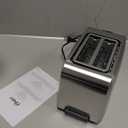 Oster 2-Slice Toaster with Extra Wide Slots, Bagel Toaster, Stainless Steel