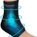 Ankle Foot Ice Pack Wrap for Injuries, Reusable Gel Ice Pack for Hot & Cold Therapy, Cold Therapy Compression Sleeve for Achilles Tendonitis,Plantar Fasciitis,Swelling,Sprained,Pain Relie