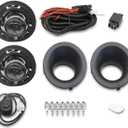 Pair Front Bumper Fog Light Assembly Compatible with Challenger 2015-2020 Fog Lamp w/Wiring+Switch Kit+H11 12V 55W Halogen Bulbs