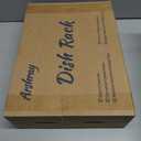 Stainless Steel Dish Drying Rack  304 Grade Dish Racks for Kitchen Counter with Utensil Holder & Adjustable Spout, Space-Saving Organizer, 16.5" x 11.8" x 5.3" White