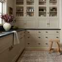 Loloi Chris Loves Julia Jules Collection JUL-09 Ink/Terracotta 7'-6'' x 9'-6'', .13" Pile Height, Area Rug