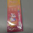 Kids Electric Toothbrush Toddler Toothbrush Age 2-4-8-12 Electric Toothbrush Kids with Timer Rainbow LED Light Up Vibrating Toothbrush Battery Operated Childrens Girls Sonic Tooth Brush (Pink Unicorn)
