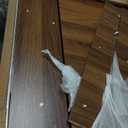 Fluted Shoe Storage for Entryway, Walnut Hidden Cabinet with Metal Legs, Organizer with Flip Doors, Slim Entryway Storage (23.6" Wide)