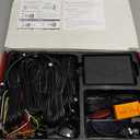 Backup Parktronic System Car Auto Vehicle Reverse with 8 Parking Sensors kit Distance Detection LCD Distance Display Sound Warning  (Black)