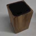 KITCHENDAO Deluxe Universal Knife Block with Slots and Chef Knife 8 Inch