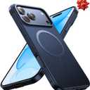 Magnetic for iPhone 17 Pro Max Case, [Metal Frame Grip] Fit for MagSafe [Military-Grade Protection] with Shockproof Anti-Lining Comfortable Cover for iPhone 17 Pro Max Phone Case, Blue