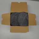 Cozyhealth Cervical Roll Pillow, Medium Soft Memory Foam Neck Round Pillow Cylinder Bolster Pillow for Sleeping, Round Neck Support for Bed, Legs, Back and Yoga (Grey, Large - 4.7" H)