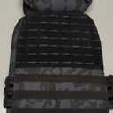 Amstaff Tactical Weighted Vest - Adjustable Weight Vests - Versatile Wearable Vest for Fitness Workouts, Strength and Endurance Training, Running (Multicam Black)