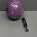 Soccer Ball Size 3 4 Purple Pink Glitter Butterfly Football for Kids Sparkle Gift for Boys Girls Toddlers Aged 3-8 8-12 Easter Birthday Present for Youth Kids Indoor Outdoor Practice