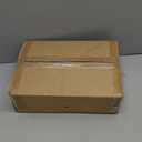 Delamu Stackable Metal Fruit Basket with Wood Lid 2 Pack, Hanging Wall Organizer for Kitchen Counter, Pantry Storage for Onions, Potatoes, Garlic, Fruits, Spices, Black