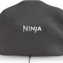 Ninja XSKCOVERXL Woodfire Premium Grill Cover Pro, Compatible with OG800 and OG900 Series, UV & Water Resistant, Elastic Drawstring for Snug Fit, Lightweight, Year-Round Protection, 13'' x 24'', Black
