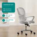 OLIXIS Home Office Chair, Mesh Desk Chair, Ergonomic Lumbar Support, 18.5"D x 20.08"W x 41.5"H