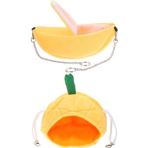 Totority 2pcs Hamster Bed Hooks Pet Supplies Comfortable Hammock Hanging Nest for Hamster