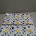 Yellow Blue Floral Pillow Covers 12x20 Inch Set of 2, Watercolor Sage Green Throw Pillows Farmhouse Spring Summer Outdoor Decorative Lumbar Pillow Case Square Cushion Covers for Home Sofa Bedroom