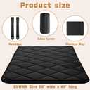 CypherX 3.9" Queen Floor Futon Mattress Japanese Tatami Folding Guest Bed
