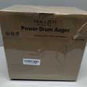 Drain Auger, Clog Remover with Drill Adapter, 25 Feet Flexible Plumbing Snake Use Manually or Powered for Kitchen, Bathroom and Shower Sink, Comes with Gloves (orange)