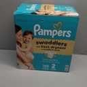 Pampers Swaddlers Diapers, Size 2 (10-22 lbs), 148 Count, Absorbent, Keeps Baby Dry and Comfortable, Skin Safe Disposable Baby Diaper