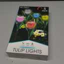 Bytech 5-Pack Solar Powered Tulip Stake