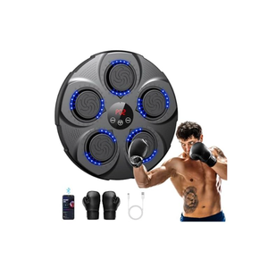 JEYFLAW Music Boxing Machine, Electronic Bluetooth Music Boxing Equipment Wall Mount, Large Adult Youth Professional Boxing Training Punching Equipment with Boxing Gloves, Boxing Game for Gym and Home