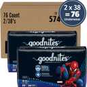 Goodnites Boys' Nighttime Bedwetting Underwear, Size Extra Small (28-43 lbs), 76 Ct (2 Packs of 38)