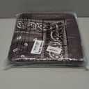 Tranqun 24 Pcs Bandanas Bulk 21.25 x 21.25 in Large Bandana Headband Paisley Cowboy Polyester Bandanas Scarf for Men Women (Brown)