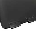 Garvee Trash Can, 2 x 4 gal (2 x 15 L) Garbage Can for Kitchen Dual Compartment Recycling Kitchen Step Trash Bin, Stainless Steel Trash and Recycle Bin Combo with Soft-Close Lid,Black