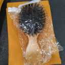 Hair Brush Mini Boar Bristle Hairbrush for Thick Curly Thin Long Short Wet or Dry Hair Detangle Massage Add Shine, Pocket Travel Small Paddle Hair Brush for Men Women Adults