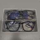 SIGVAN Progressive Multifocal Computer Glasses Women Men Blue Light Blocking Reading Glasses Spring Hinge Readers (2 Mix, 1.5)